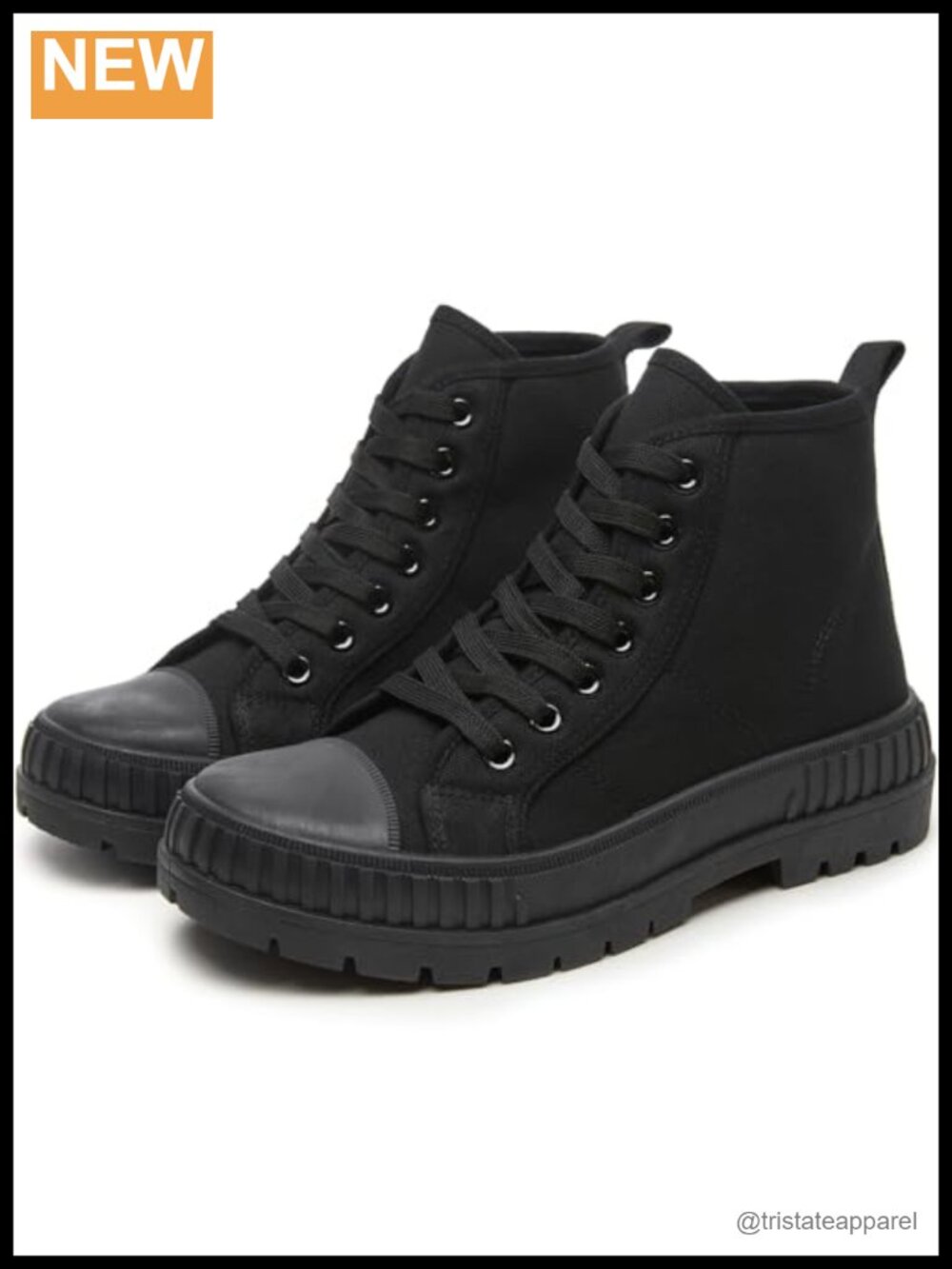 Women's High Top Platform Sneakers Breathable Canvas Non-Slip Lace-Up Casual